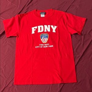 City of New York Fire Department Red T-Shirt